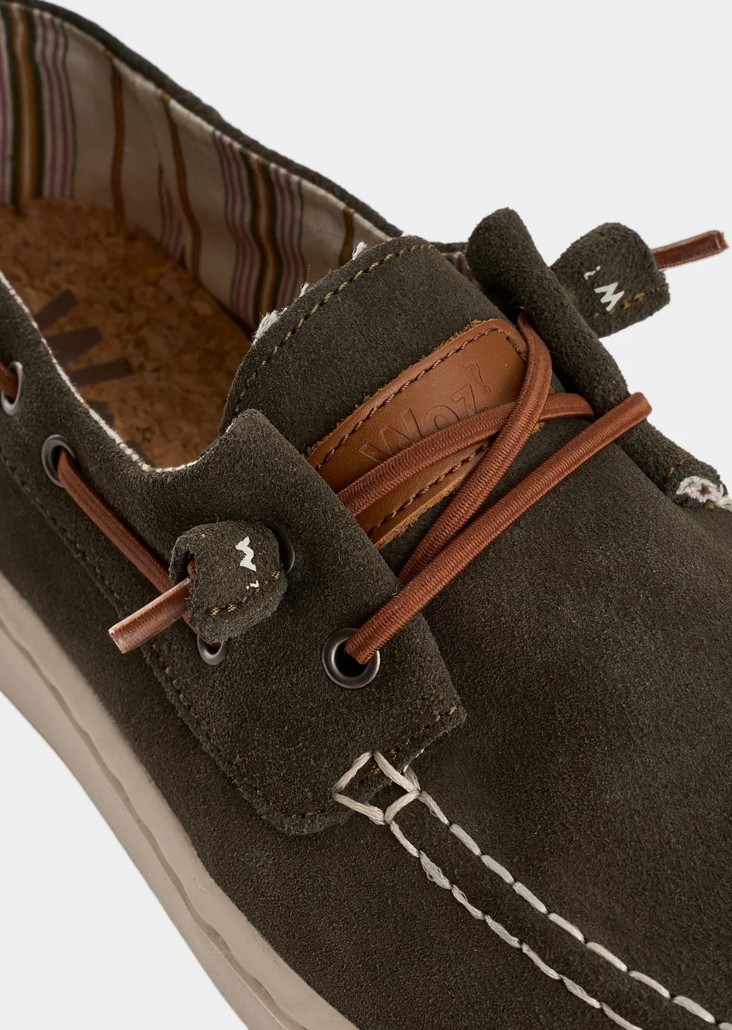 Woz George scarpa uomo suede dark brown stile mocassino